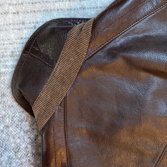 Classic leather Marc New York zip jacket - Picture 4 of 12